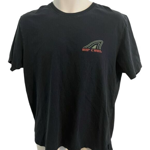 Y2K Rip Curl Surf Dark Navy Blue Surfing T-shirt. Size Medium - Picture 1 of 5
